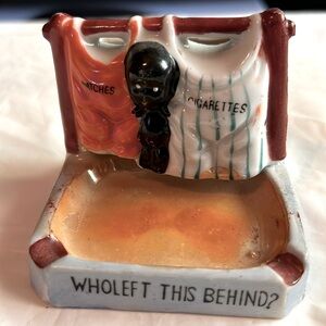 Made in Japan vintage circa 1950’s ethnic ashtray. Except condition.